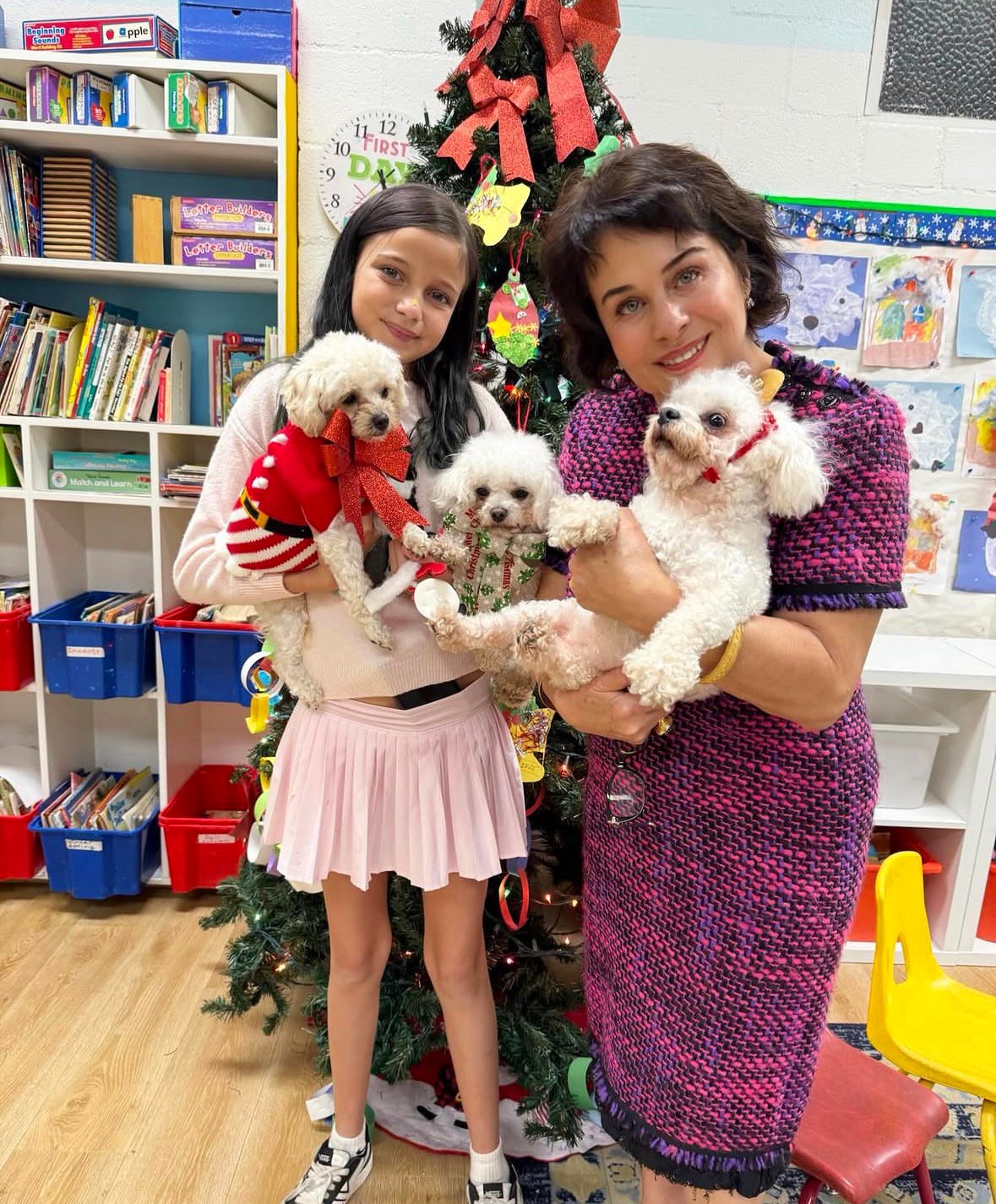 Customer photo — school visit